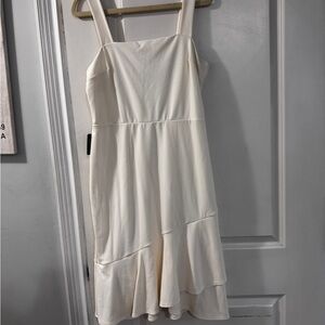 Express Cream Mini Dress